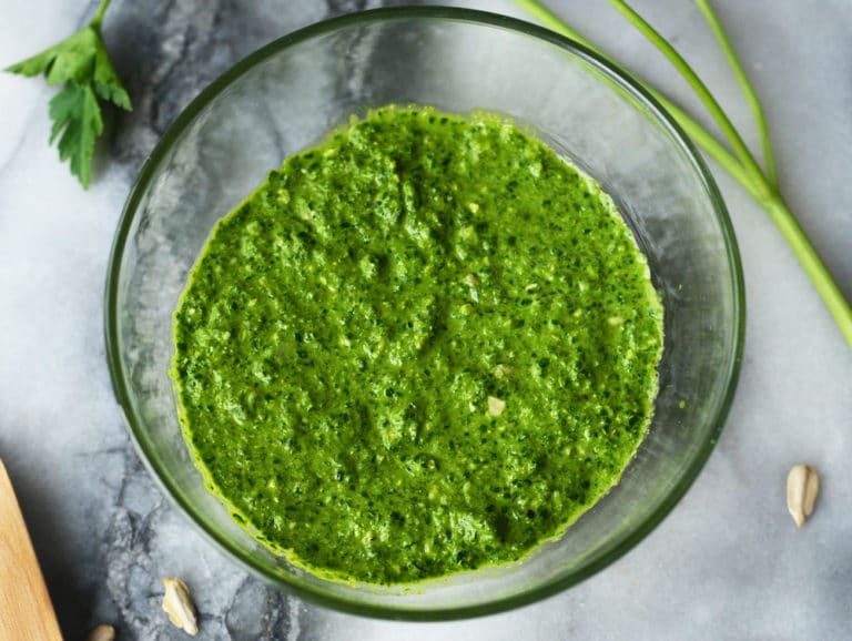 Fresh Green Herb Sauce: Easy to Make, and Easy to Impress