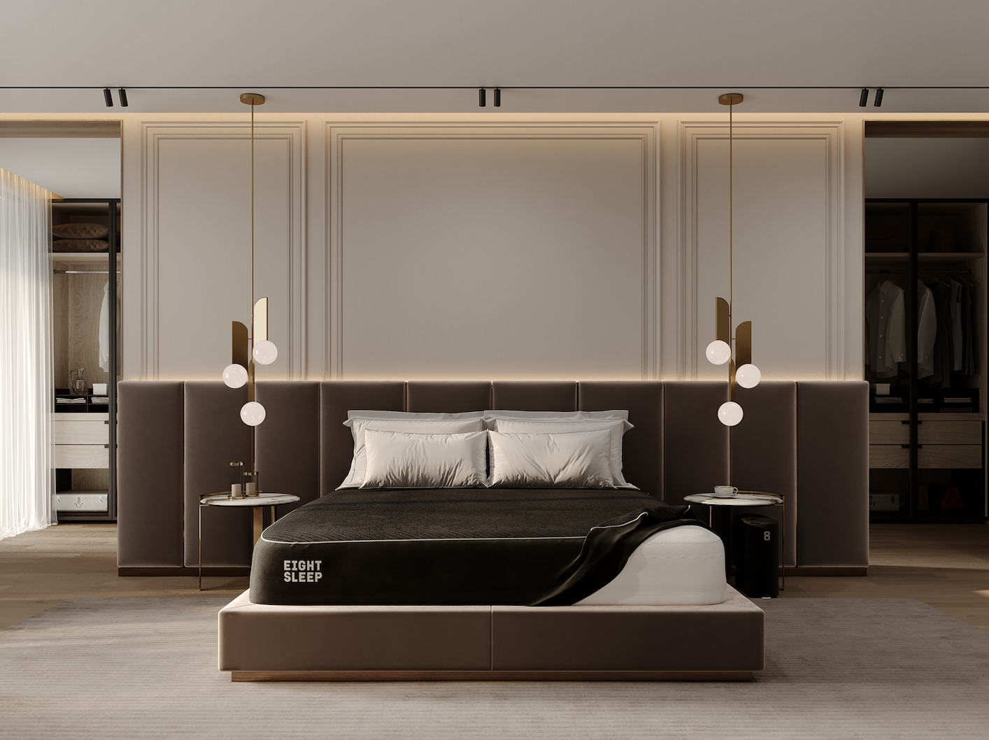A bedroom optimized for sleep