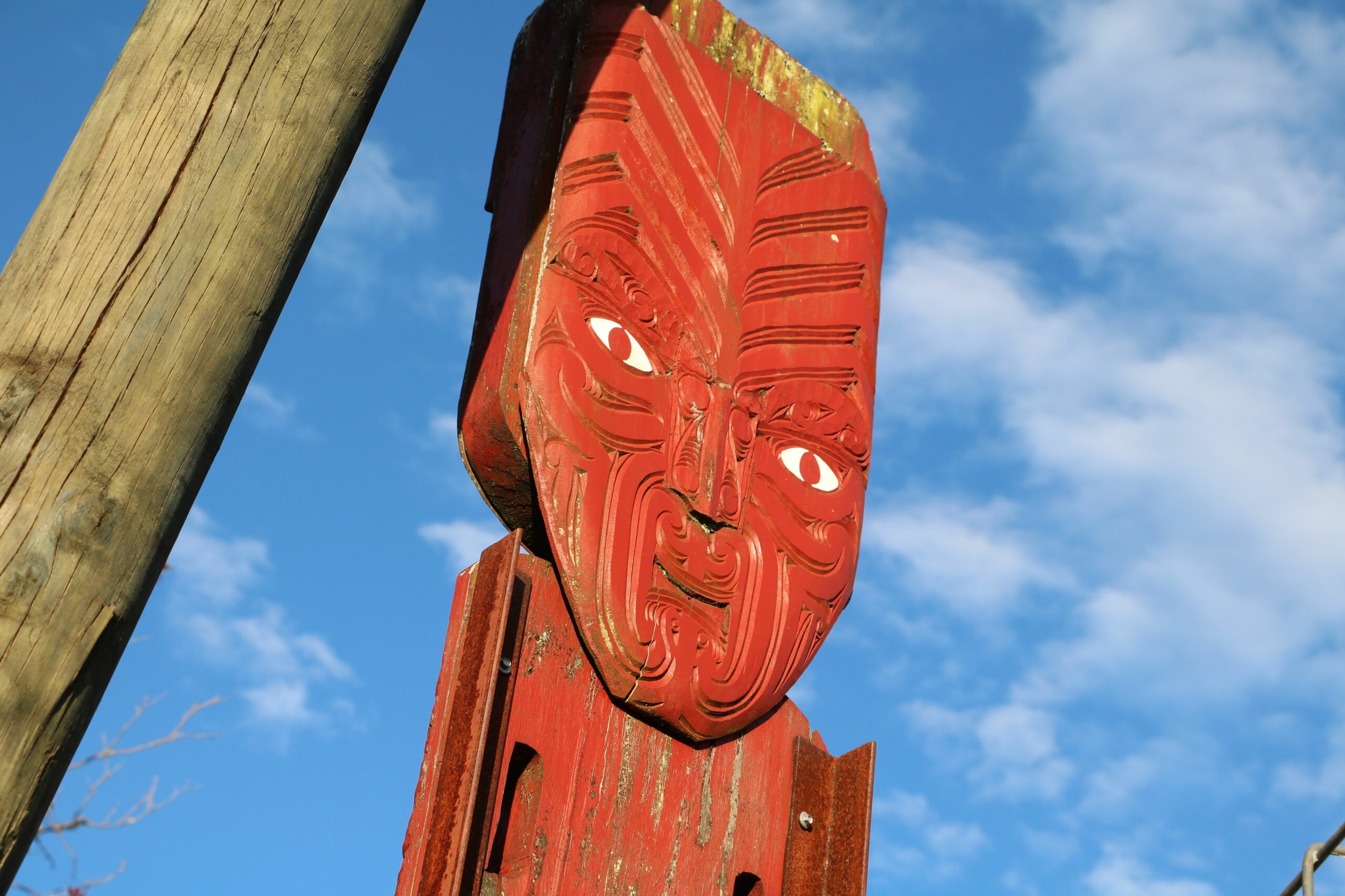 Maori traditional carving.
