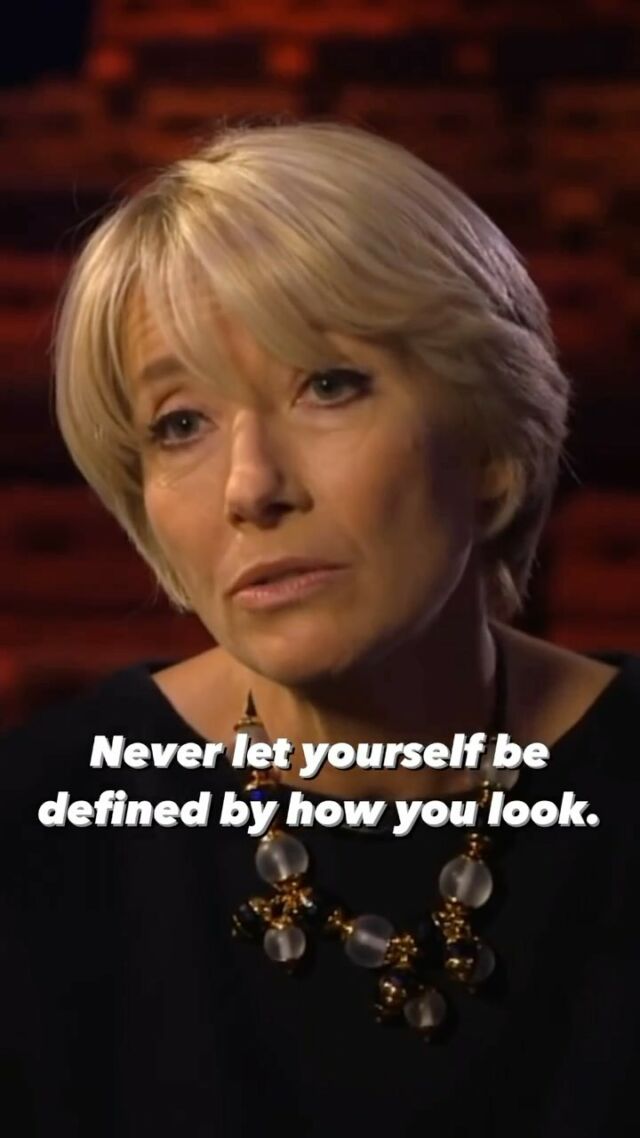 “Never let yourself be defined by how you look. Never do that. Because it will be over soon, and you won’t develop. So it’s just… over. You have to exist as a person and a character and a brain.” — Emma Thompson, 65

We like to think that the way we look is the least interesting thing about ourselves. Do you agree? 

Video from: @goodoldmovies 

#emmathompson #inspiring #inspiration #over50 #over60 #over70 #weareageist